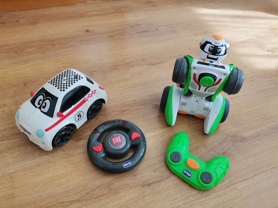 Carro e Robot Telecomandado Chico