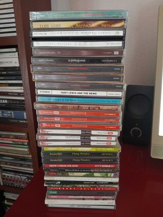 CDs portugueses e estrangeiros (M-O): Marisa Monte, Miguel Araújo, Ministars, Onda Choc, etc