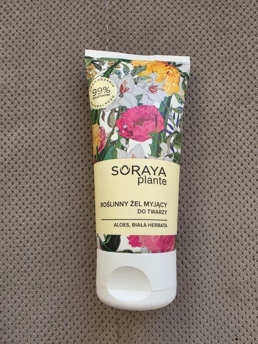 SORAYA Plante Żel myjący do twarzy, roślinny, Aloes, Biała Herbata 50 ml