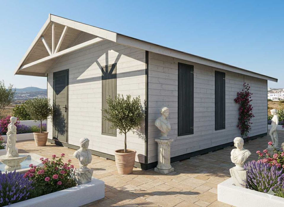 Montaż Domek na ROD altana 4x6 domek 6x4 altana 3x6 domek 6x3 MDN5DDP