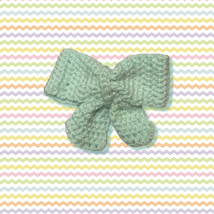 Gancho Cabelo Crochê Laços