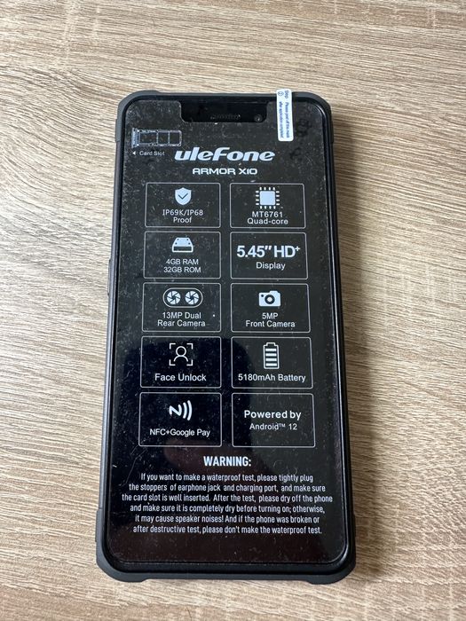 Продам телефон Ulefone Armor X