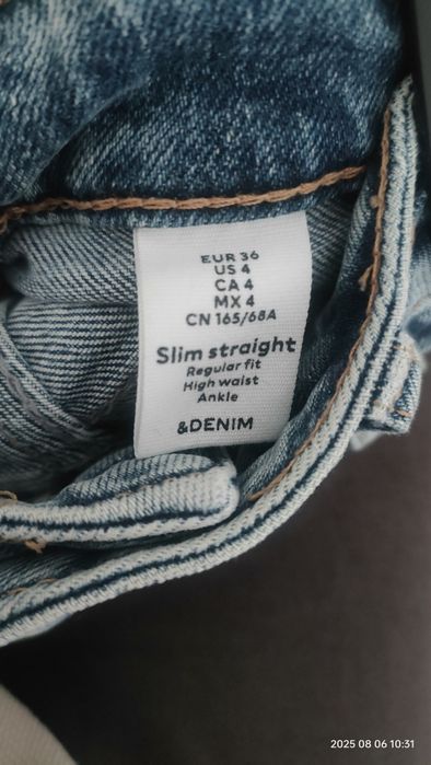 Jeansy h&m rozm 36 prosta nogawka