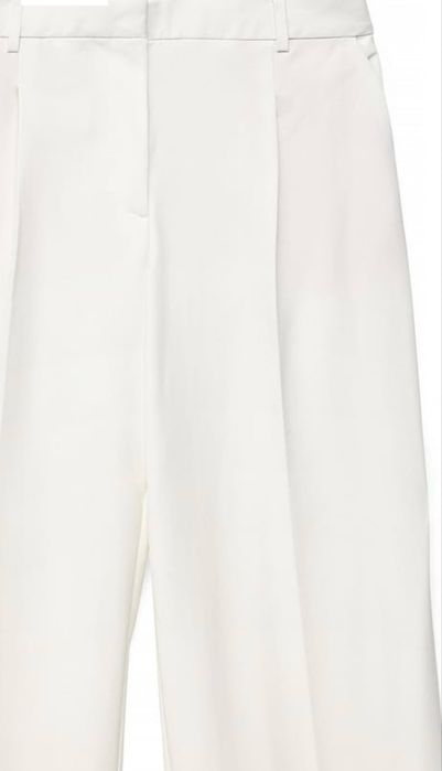 Білі, плотні, вау брюки/штани Na kd, хс, Нові