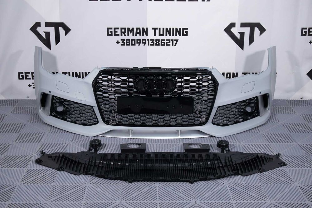 Передній бампер audi a7 4g 14-17 стиль rs7 передний бампер ауди а7 рс7