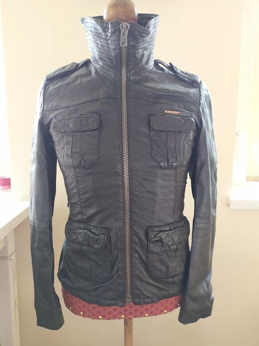 Kurtka skórzana Superdry rozmiar S
