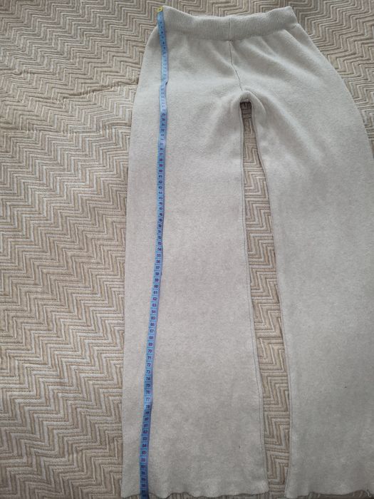 Трикотажні в'язані брюки, штани палаццо