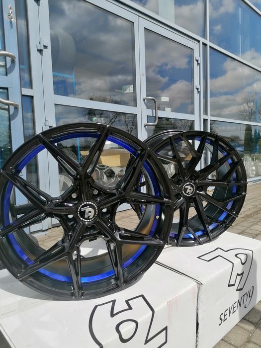 Felgi aluminiowe Mercedes BMW VW Audi 5x112 19 cali czarny połysk nieb