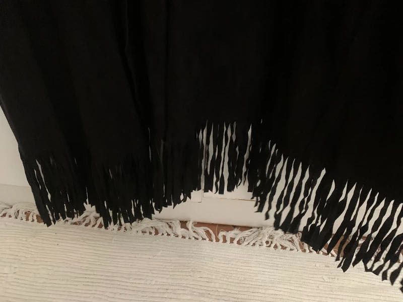 Casaco de senhora em pele de camurça