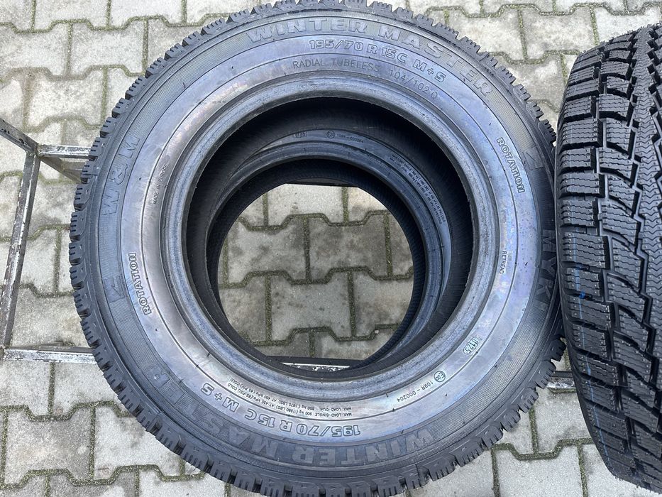 195/70r15c bieznikowane nowe zima