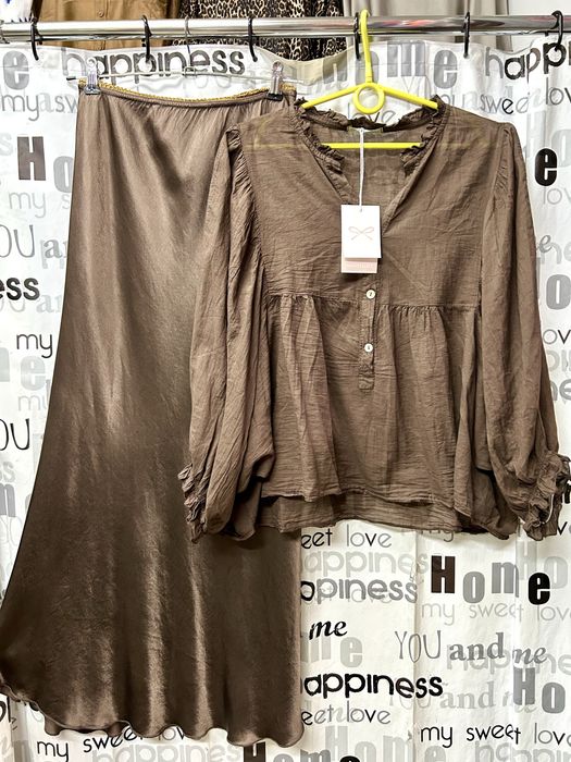 Юбка натуральный атлас, на резиночке, люкс качества, Италия 36-46,48