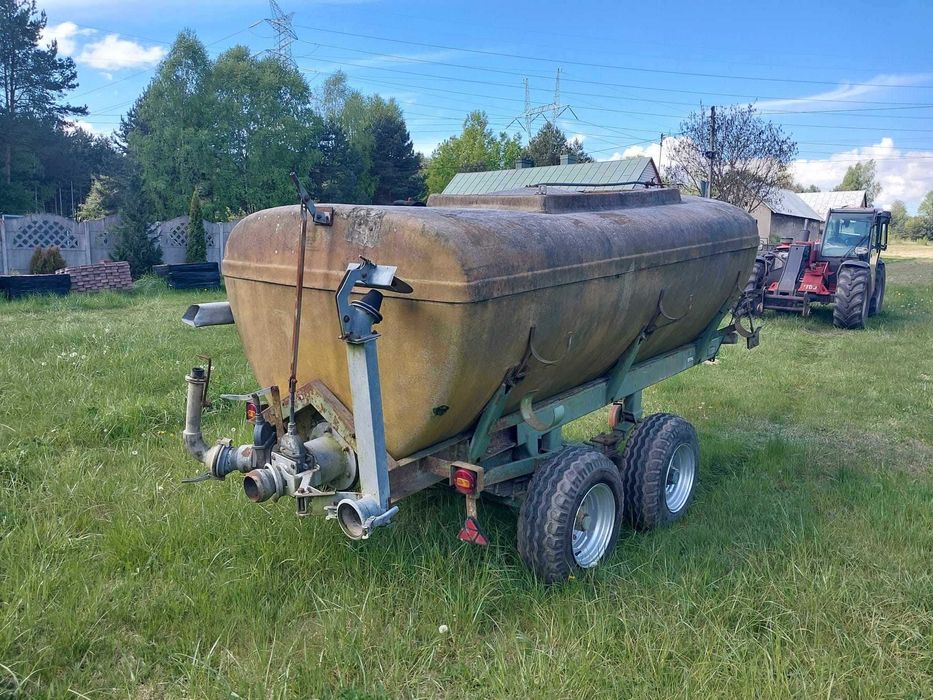 Beczka asenizacyjna 6000L OCYNK beczkowóz wóz Marchner pompa7000 resor