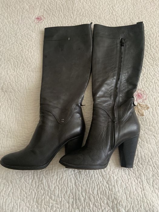 Сапоги. Чоботи. Шкіра. Італія