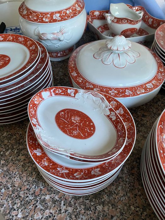 Serviço de jantar/café Coleção Manila Vista Alegre 1947