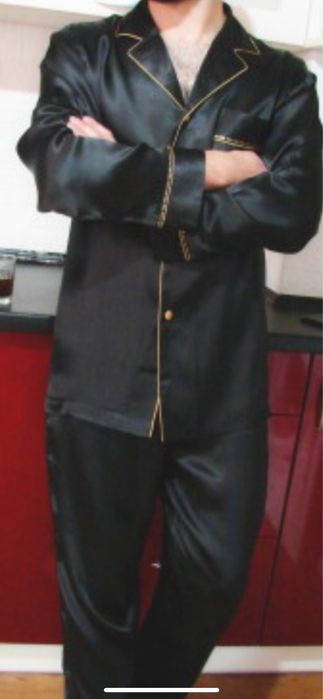 Mark&Andre - чоловіча піжама та халат, шовк