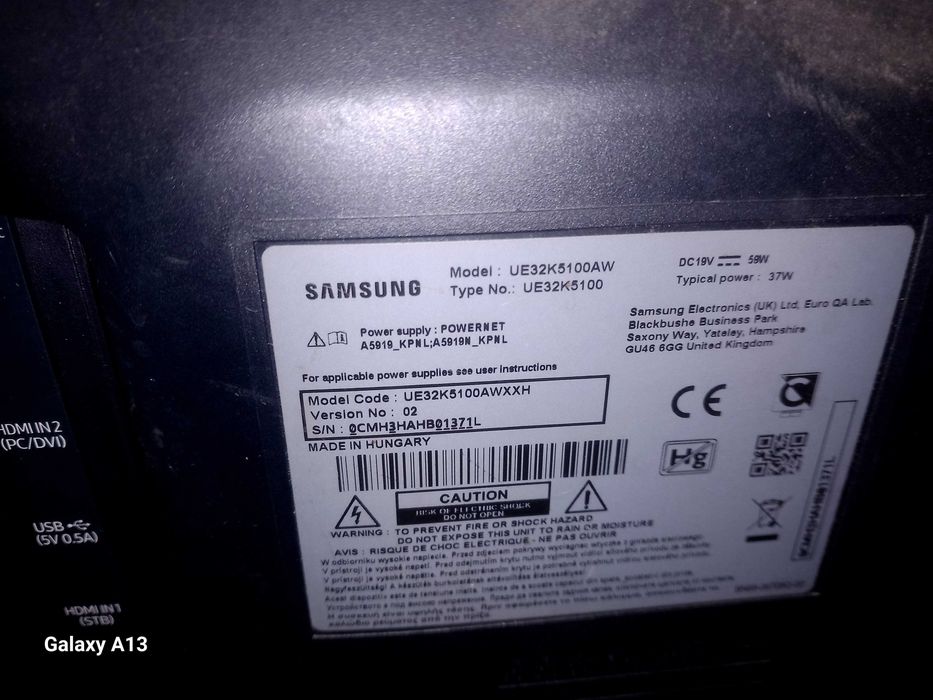 Telewizory matryca ok