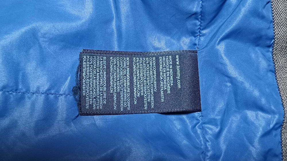 Męska zimowa kurtka puchowa TOMMY HILFIGER r.M stan idealny