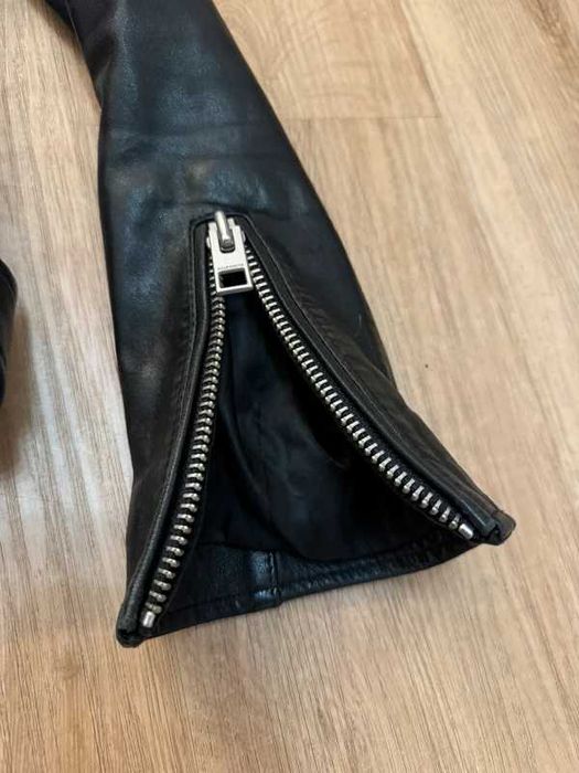 AllSaints All Saints Balfern Biker Leather Jacket Black size 36 S kurtka skórzana ramoneska