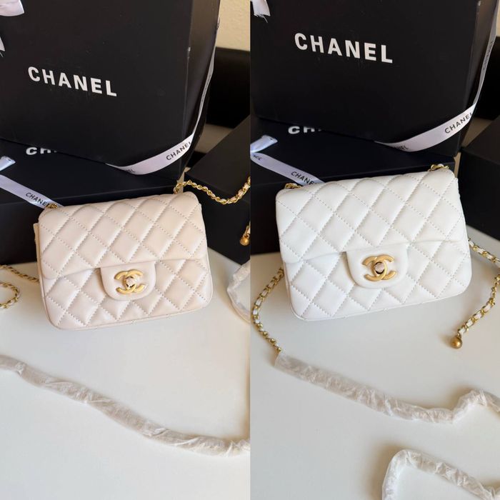 Сумка Chanel Classic рожева, біла, чорна, лавандова, жовта