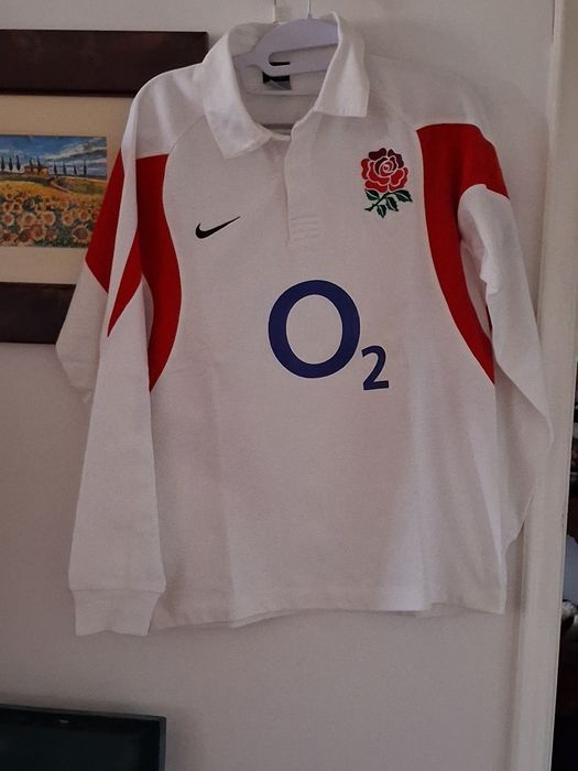 Polo de Rugby Vintage Nike seleção inglesa