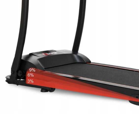 NOWA Bieżnia Domowa Składana 120kg Elektryczna 1-12km/h Regulowany Kąt