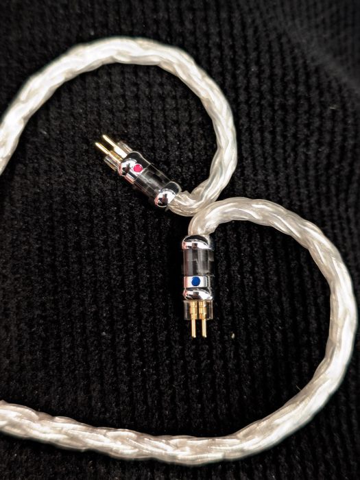 кабель чистое серебро 99.99% 4N 32 жил для shure fiio kz mmcx 2 pin 4.