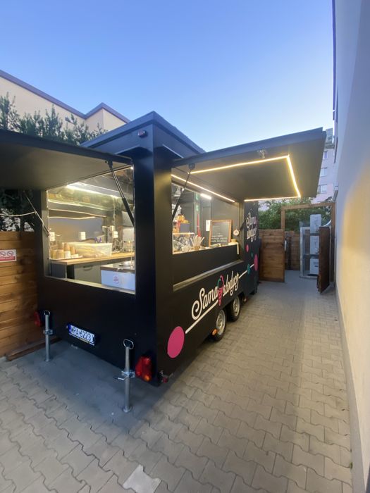 Przyczepa gastronomiczna do sprzedaży lodów gałkowanych