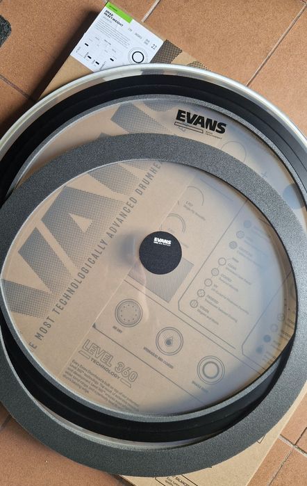 Peles  EVANS  para bateria - 22", 18" e 16"