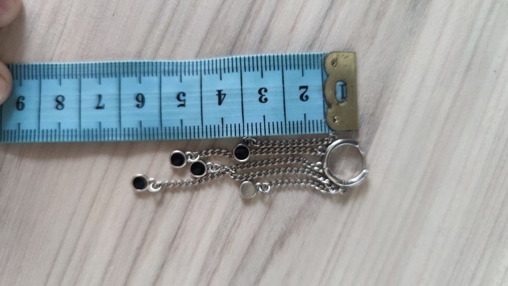 Срібні кульчики 925 з підвісками