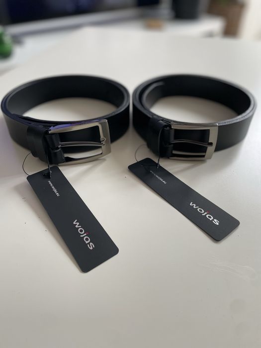 Skorzany pasek Wojas