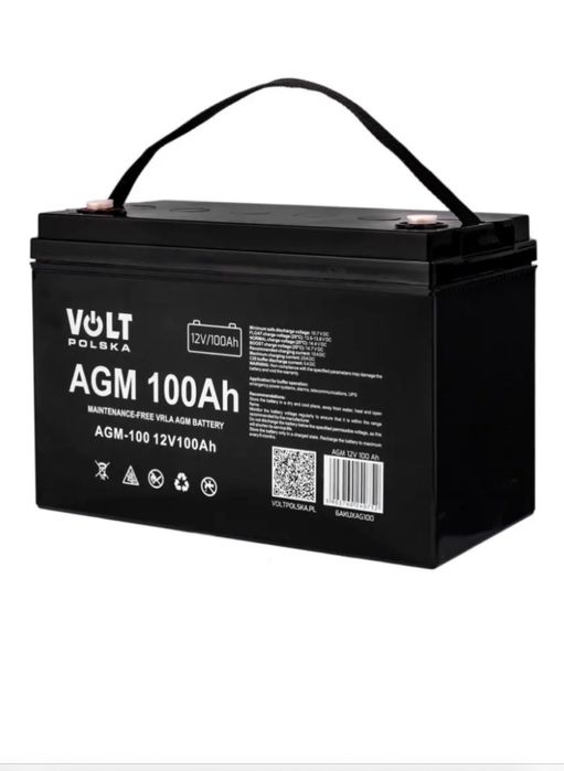 Акумулятор Volt AGM VRLA 12В 100Ач
