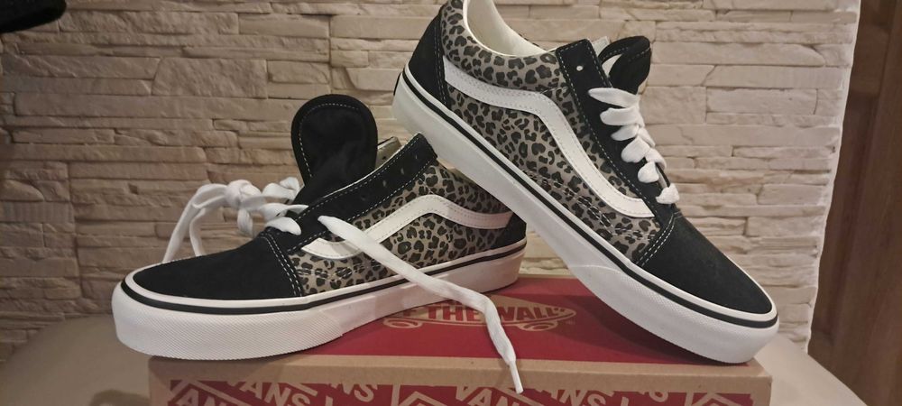 Buty VANS old skool black/leopard rozmiar 38