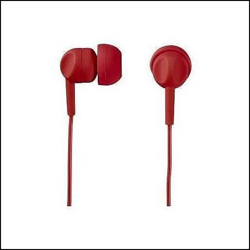 Zestaw słuchawkowy z mikrofonem - Thomson EAR3015P Red Blue - 2 sztuki