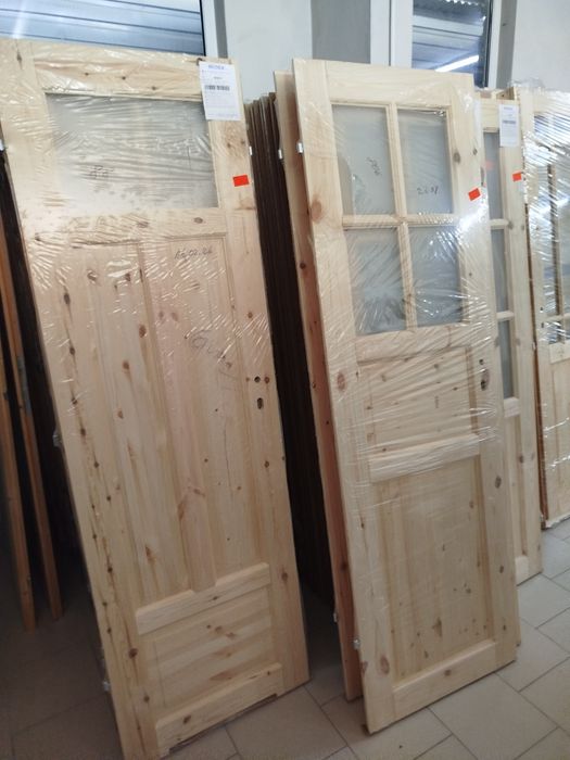 Drzwi 60tki prawe lewe sosnowe