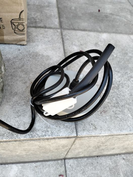 Lampy wiszące PTMD collection – loft / industrialne betonowe, komplet 2 szt.