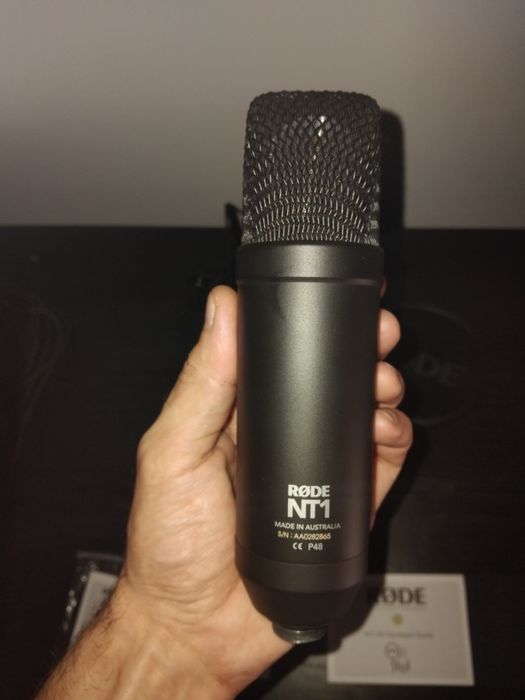 Microfone estudio Rode NT1 + Marantz Shield