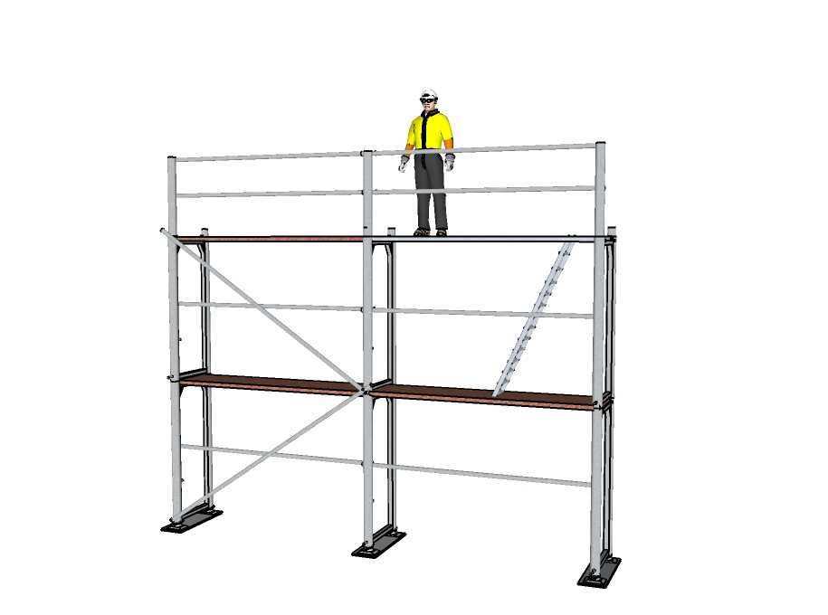 Nieużywane rusztowanie typ plettac w okazyjnej cenie,