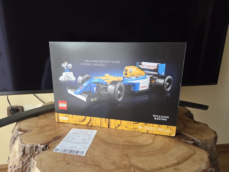 Klocki LEGO 10353 Icons Williams Racing FW14B i Nigel Mansell - Nowe