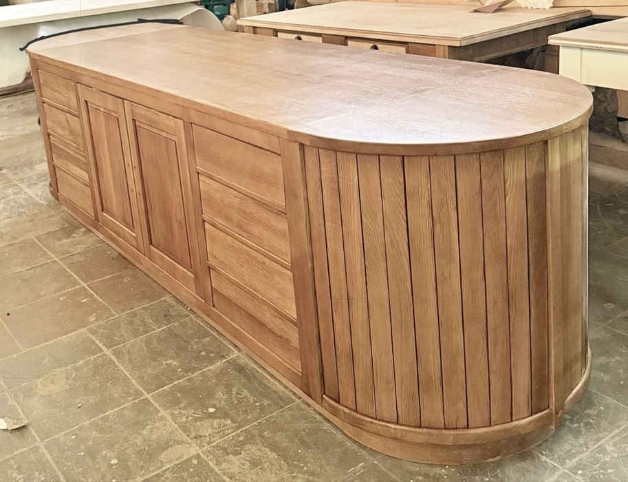 Okazyjnie! 3metrowa komoda dębowa dwustrona