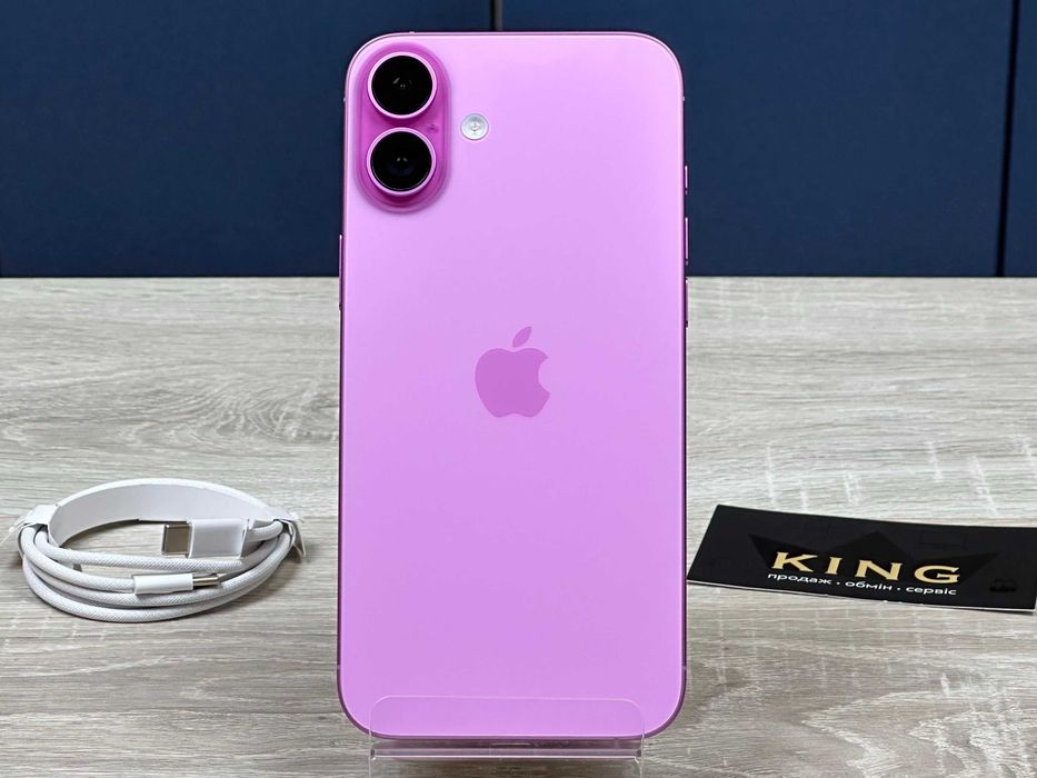 Apple iPhone 16 Plus - 128GB - Pink Neverlock Openbox 24 цикли Акумулятора №634