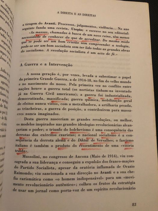 A Direita e as Direitas / Furet: Essai sur l´Idée Communiste