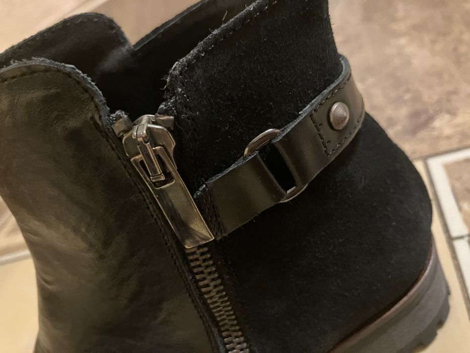 Sztyblety - botki, skóra naturalna