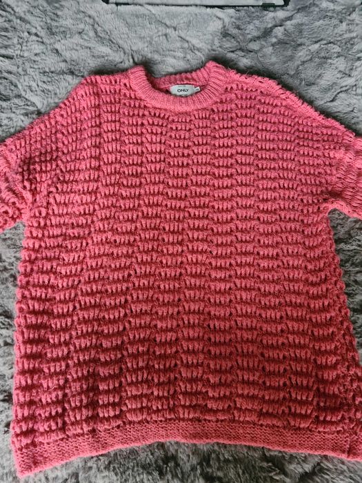 Różowy sweter damski XS/S
