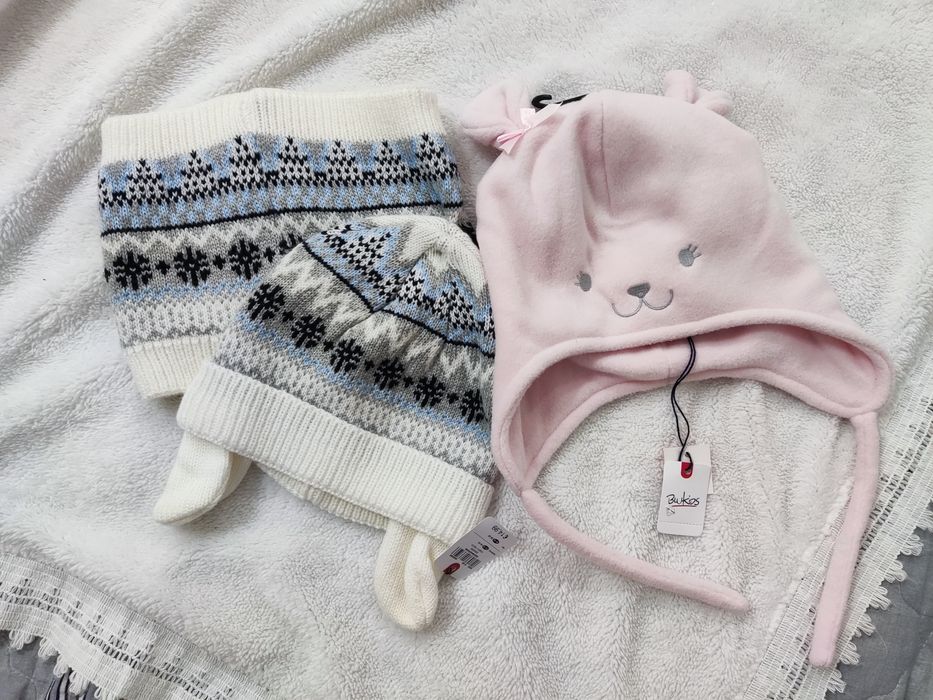 Зимові шапочки на дітей до 18 місяців