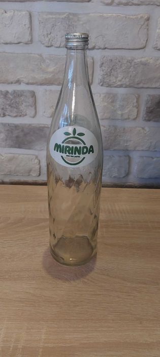 Stara szklana butelka Miranda 1l