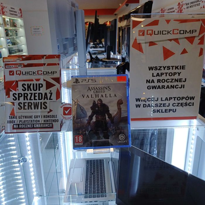 Gra PlayStation 5 / PS5 NOWA Assassin's Creed Valhalla PL Gwar 1 ROK