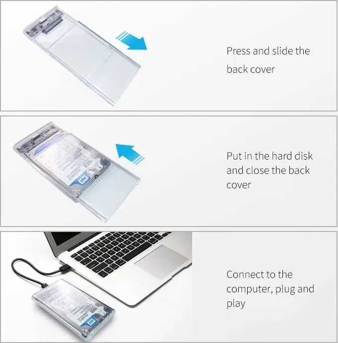 Внешний Sata SSD диск 32Gb 2.5 ForDisk карман