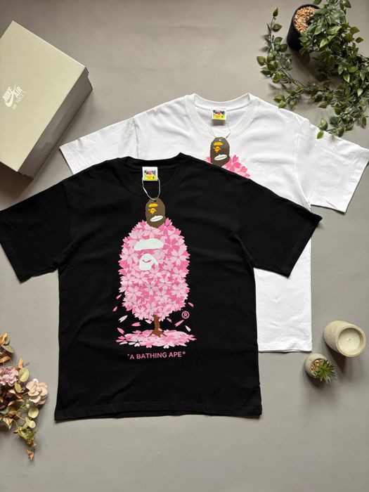 Bape sakura футболки