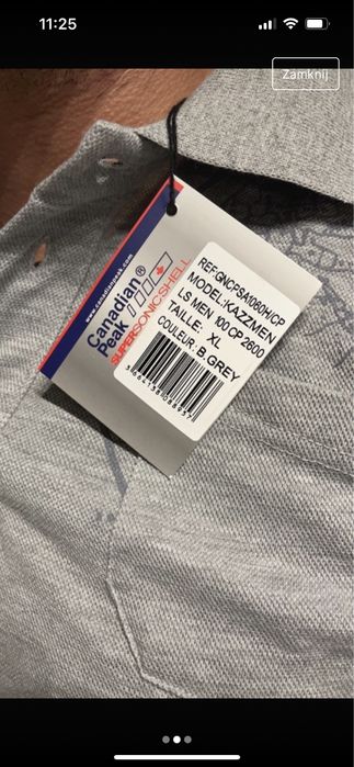Nowa z metką Canadian peak xl bluza z długim rękawem
