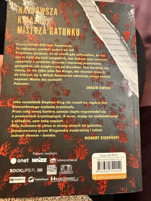 Stephen King Billy Summers